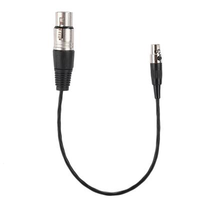 Mini XLR 3pin Female To XLR 3pin Female Audio Cable for CamerasSLRs Standard Microphone Connection