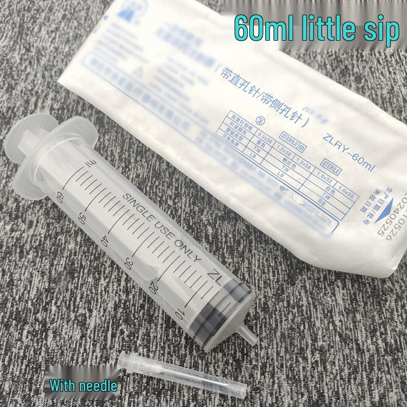 Seringă de Alimentare Nasogastrică și Irigator pentru Clismă, din Plastic, 60ml, pentru Lichide Alimentare