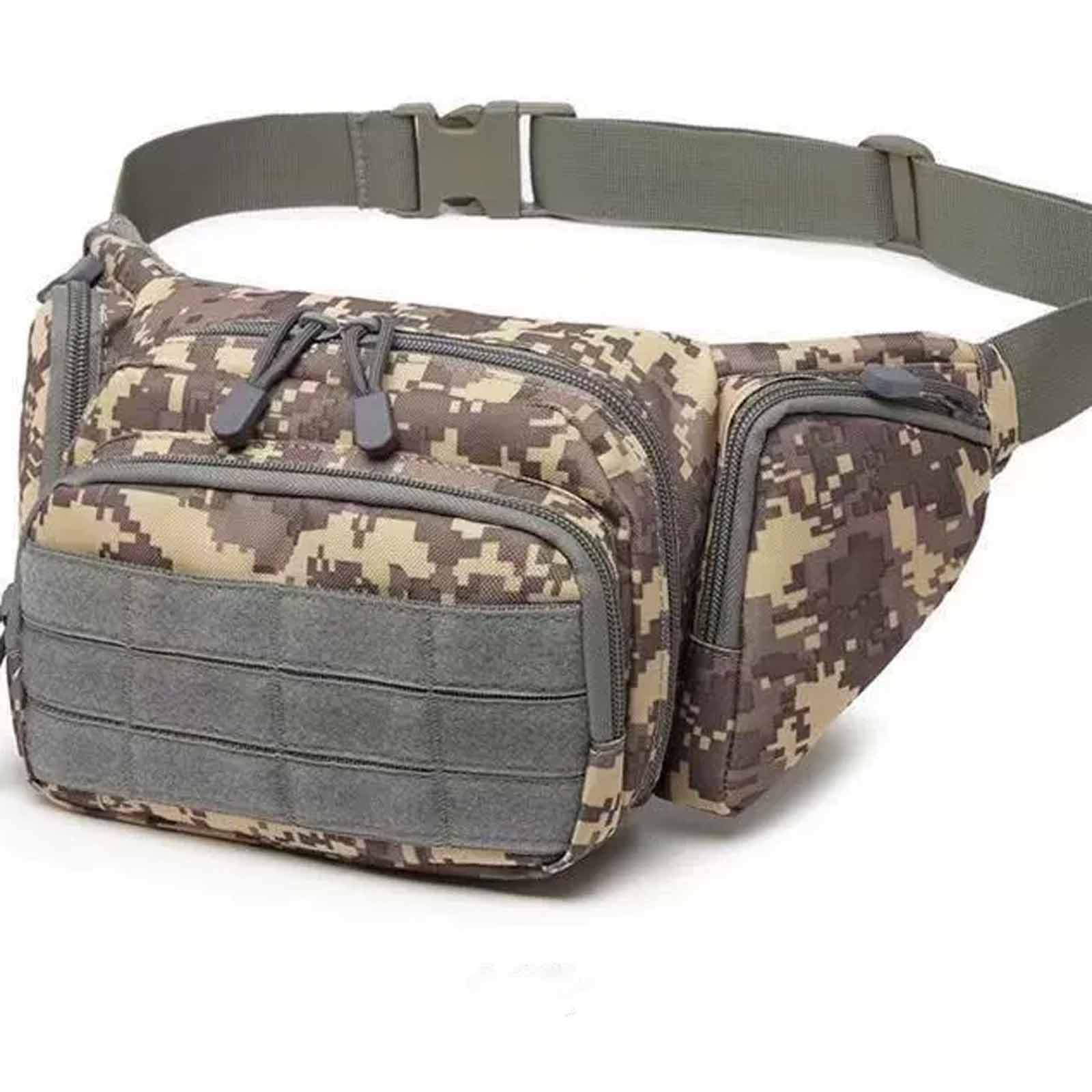

Мужская уличная нейлоновая поясная сумка – Нагрудная сумка, Походный чехол для телефона, Зеленая поясная сумка для кемпинга, охоты, альпинизма, страйкбола и спорта One Size