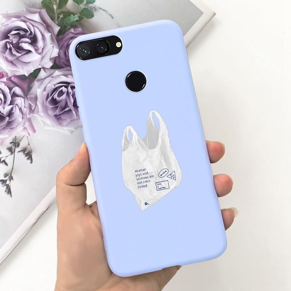 Für Xiaomi Mi 8 Lite Hülle 6,26" Mode Landschaft Mädchen Bumper Weiche Silikon Handyhülle Für Xiomi Mi 8 Lite Funda Mi8Lite Tasche