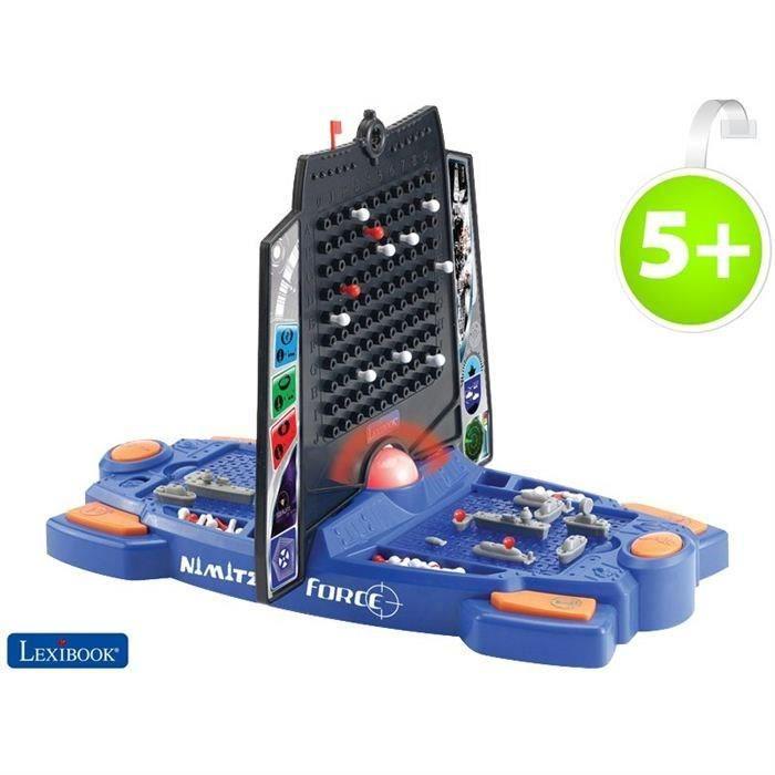 Jeux Societe - Gt2500 Nimitz Bataille Navale Effets Lumineux Sonores 3 Jokers Bleu/noir.