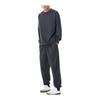 Sweatshirt Top and Bottom Set, Men's Setup, Sweat Absorbent, Quick Drying, Thin Sportswear, Room Wear, Jogger Pants, Unisex, Spring, Summer, Fall,