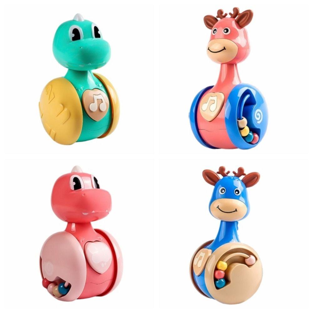Cartoon Fawn Sliding Tumbler Toy Creative Tumbler Rocking Toy  Desktop Ornaments