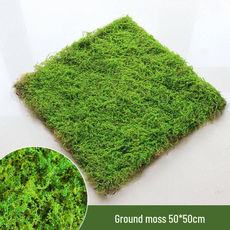 Bionic Artificial Moss Turf Micro Landscape Ornaments for Bonsai and Potted Plant Landscaping