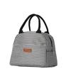 Thermal Insulated Picnic Bags Handbag Flower Color Insulated Lunch Bag Outdoor Storage   Workers