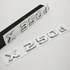 3D ABS Car Letters Rear Trunk Badge Logo X250d X350d Emblem Decals For Mercedes Benz Pickup Truck X250d X350d Tail Accessories JZX4