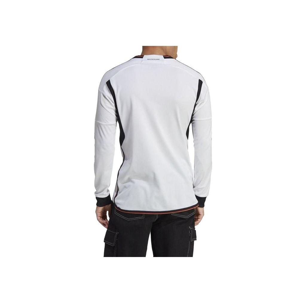 adidas Spanien 22 Langarm Heimtrikot Team Power Rot/Team Marineblau Herren Streetwear HF1475