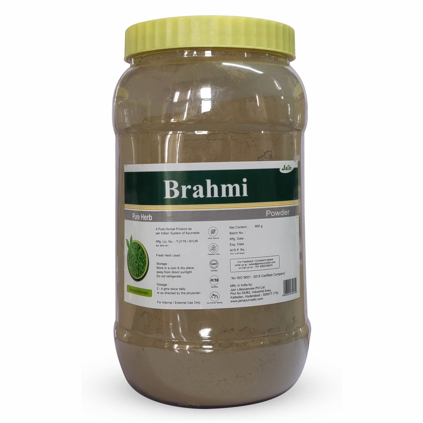 Jain Brahmi Powder 800 grams
