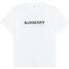 Burberry Logo Print Cotton Oversized T-shirt Women's White 80526511