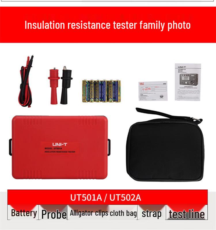 UNI-T UT501A/2A Hand-Crank Insulation Resistance Megohmmeter