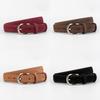 Leather Belt For Women With Zinc Alloy Buckle Stylish Casual And Office Wear