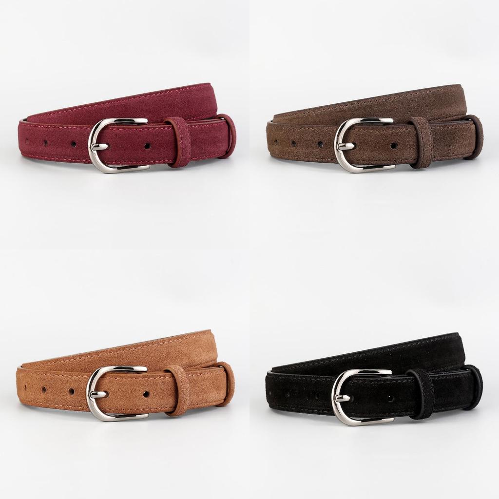 Leather Belt For Women With Zinc Alloy Buckle Stylish Casual And Office Wear