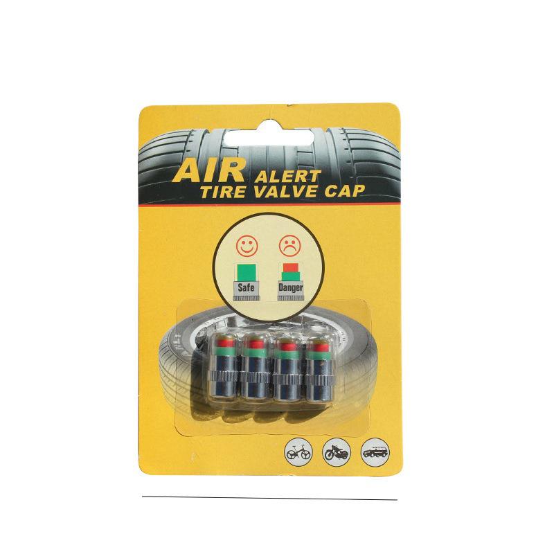 Reifendrucküberwachungskappen - Satz mit 4 visuellen Warngeräten
