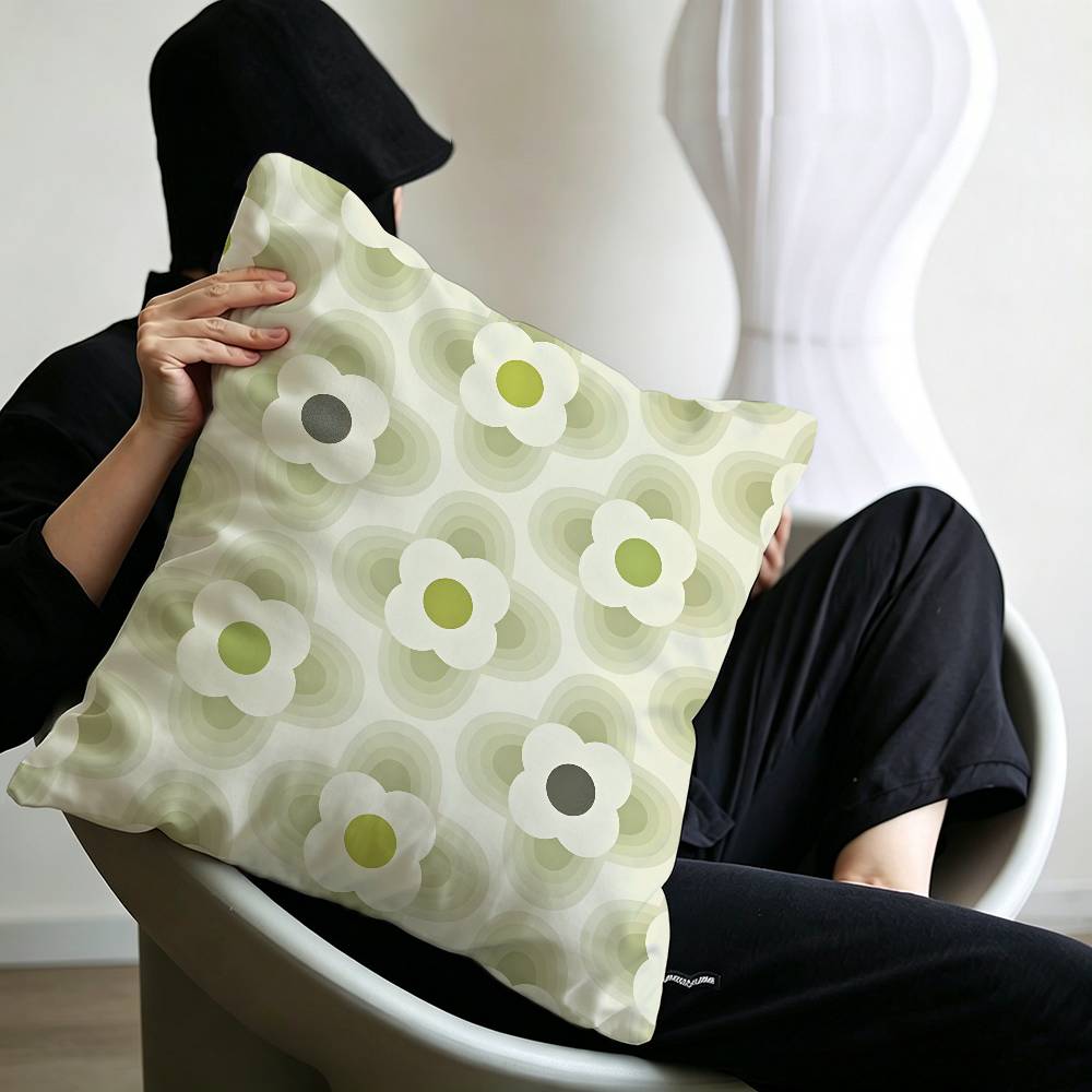 Art OOrla Kiely Flower Pillow Anime Pillow Sofa Bed Head Pillow Cover Cushion Cover x cm Fashion