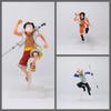 ONE PIECE Combat Edition, Luffy, Dream, Ace, Saab, Running, Three Brothers, Boxed Figure