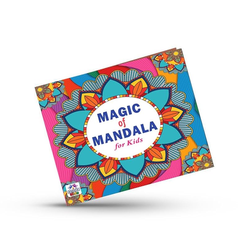 Magic of Mandala For Kids Tear Out Sheets (Enhance Art ing, Drawing Skills, Mandala Practice) High Quality Big GSM for Frame After ing