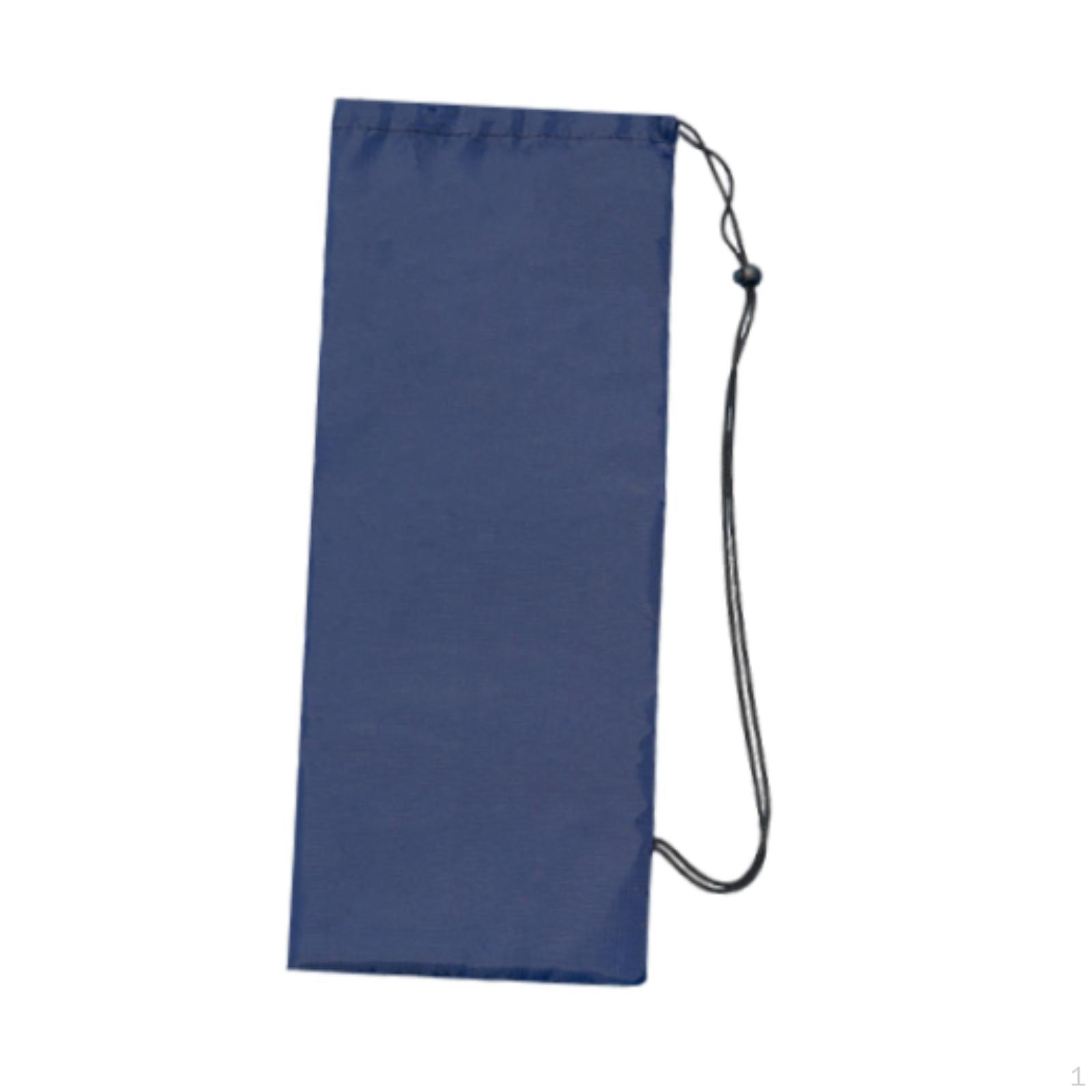 

Badminton Racket Bag Dust Cover Portable Shoulder Carrying Organizer Case for Dark Blue 63cmx23cm