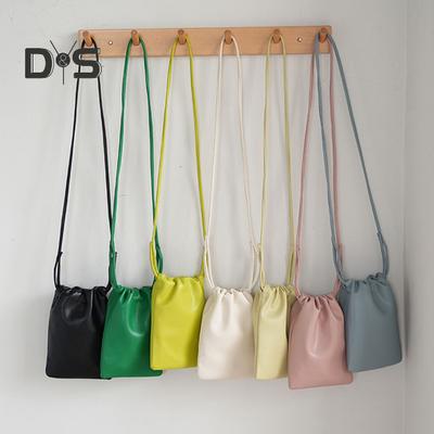 Borsa per cellulare da donna in ecopelle a tracolla, borsa portacellulare portatile a tinta unita per vita quotidiana, viaggi, shopping