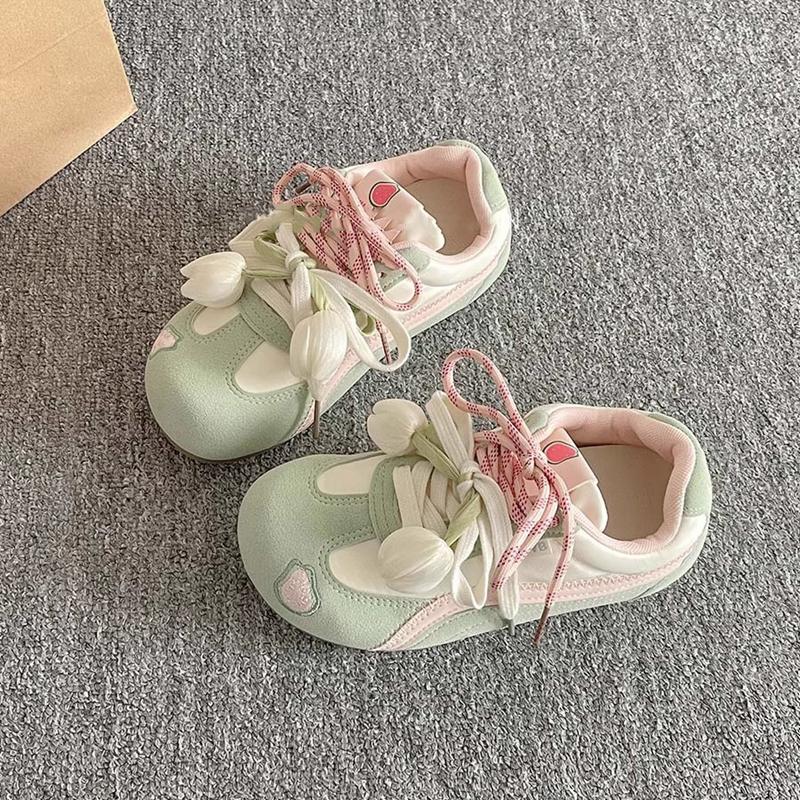 Fashion 2025 Brand Ladies Shoes Front Lace-up Women's Vulcanize Fashion Color Matching Light Best Seller Comfortable Casual Shoes