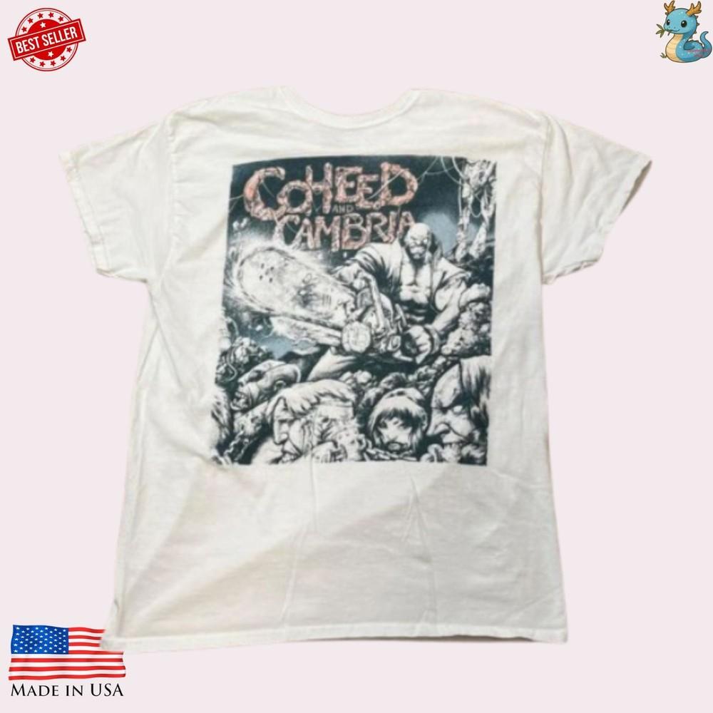 Coheed and Cambria Concert Shirt Alternative Rock Tour Dates Graphic Tee Unisex T-Shirt M