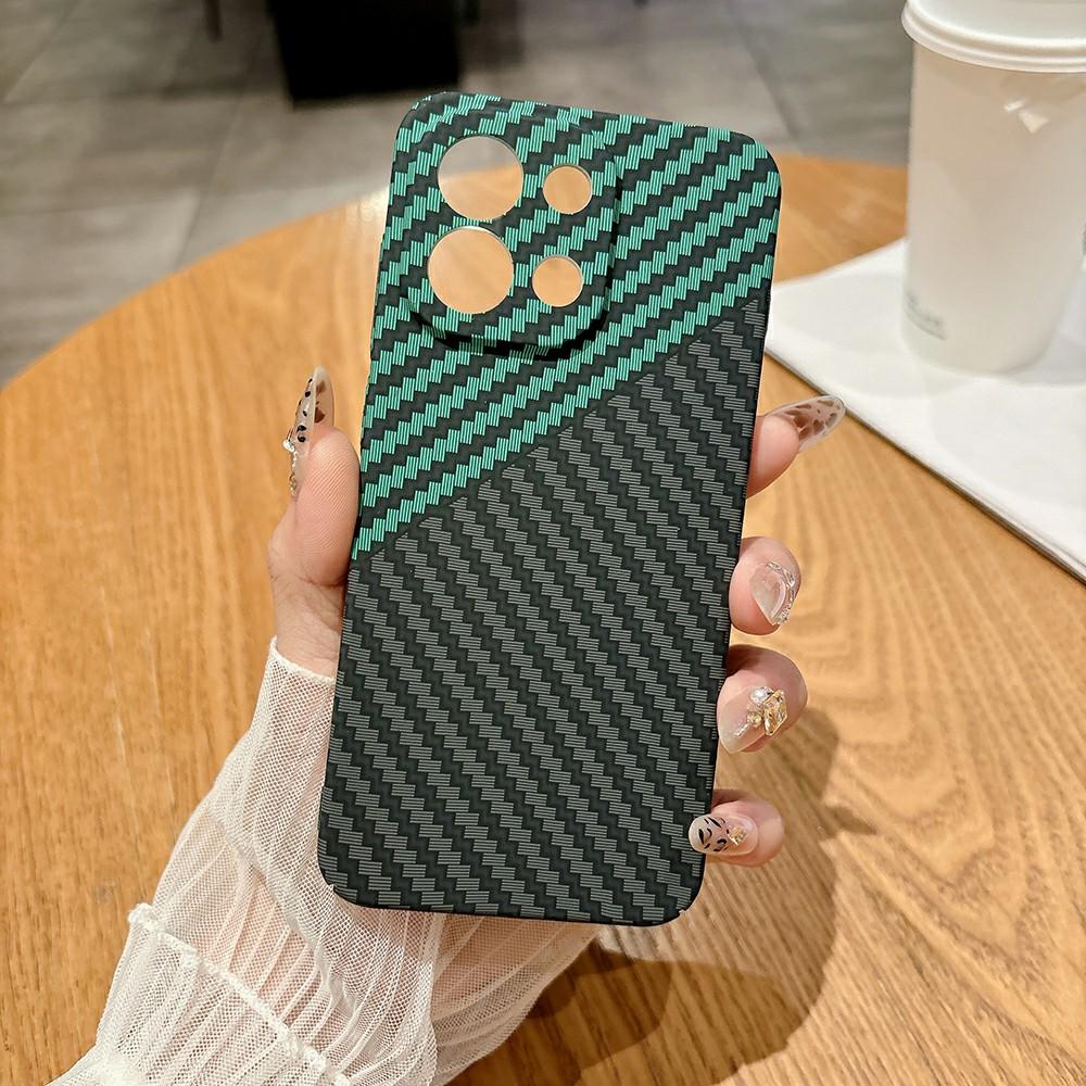 For OnePlus 13T 5G Case Hard PC Phone Cover Carbon Fiber Texture Drop Proof