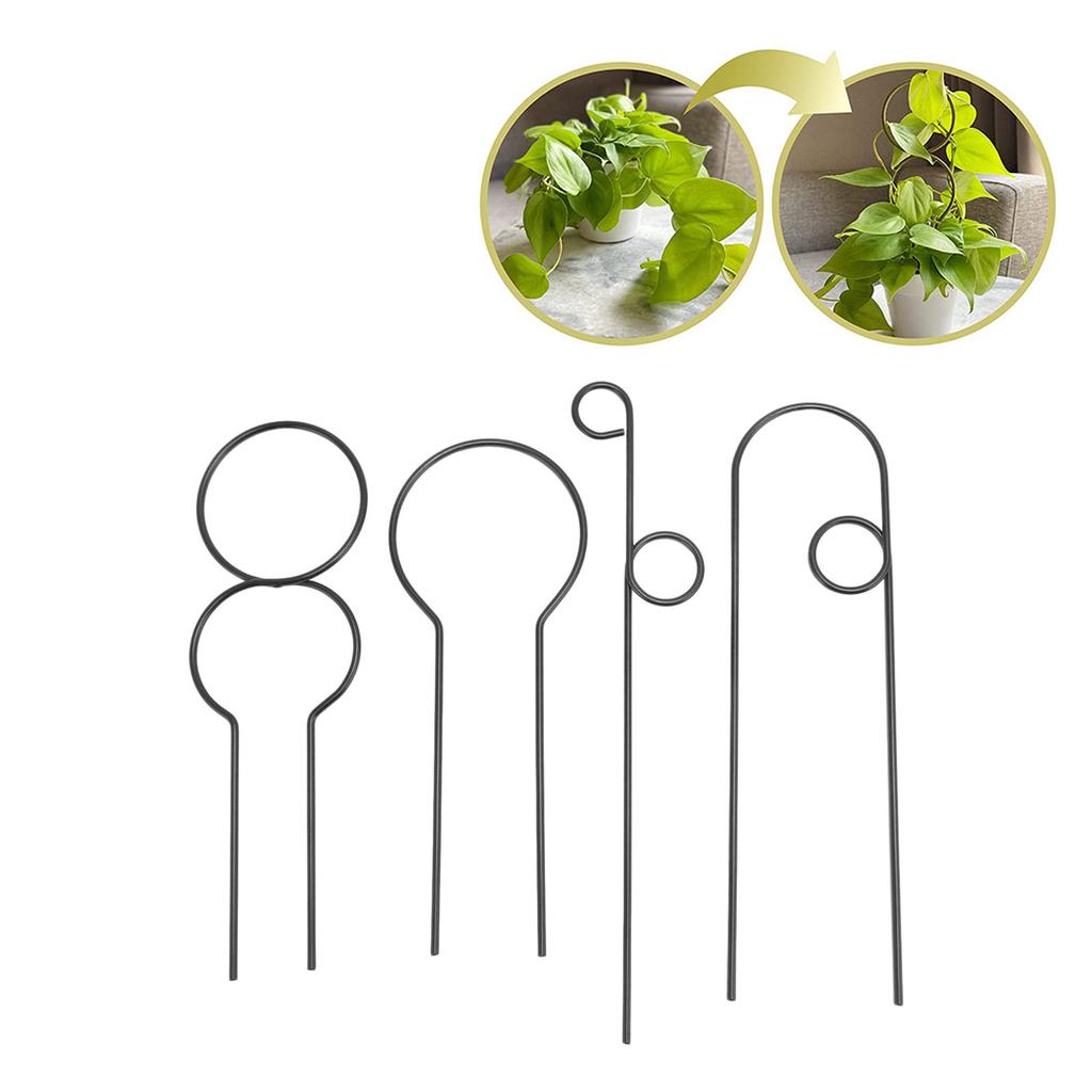 4pcs Plant   Rust Proof Stylish Metal Climbing Plant   for Home Garden Potted Plant