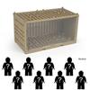 Container Special Police Figure Small Particle Military Doll Set Children'S Assembled Building Block Toy Xiangjiang
