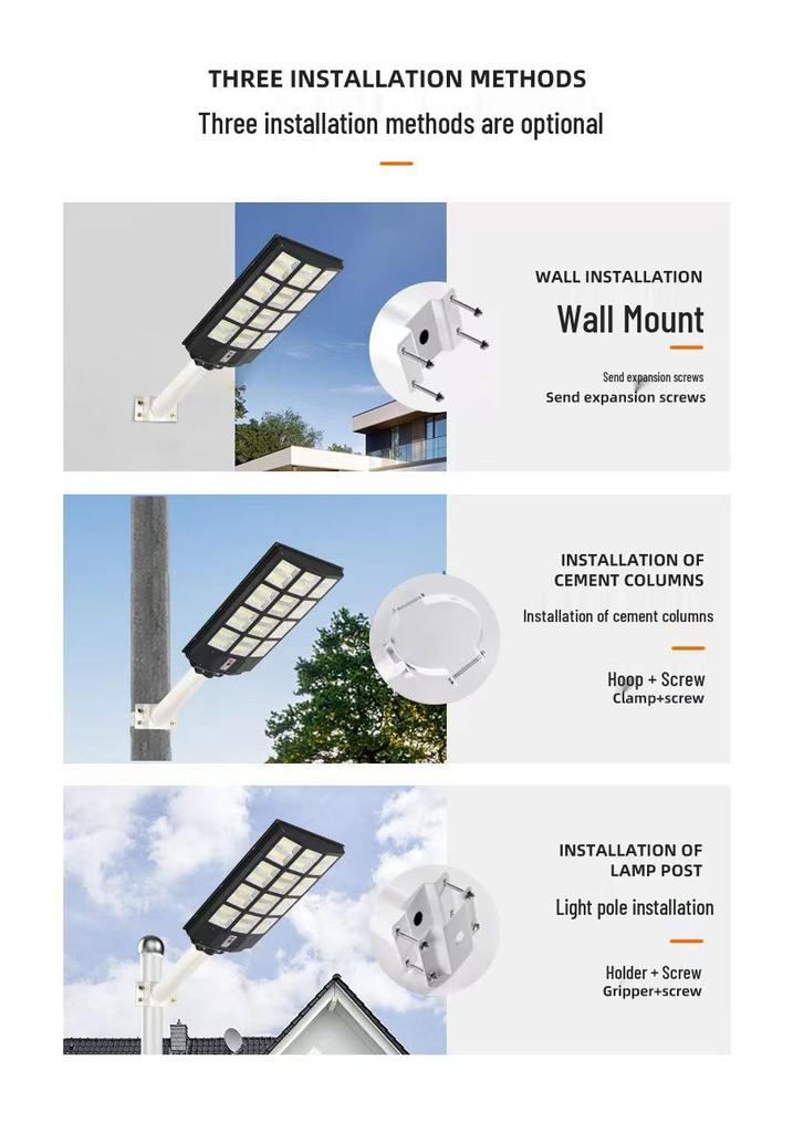 BMW Solar LED Outdoor Courtyard Light - Automatic Induction Solar Street Lamp