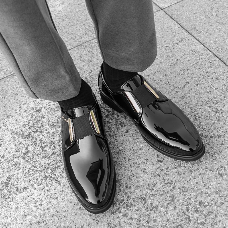 Fashion Leather Shoes Man Casual Loafers Luxury Design Slip on Male Dress Shoes Leisure Style Big Size Good Wear-resistant Sole