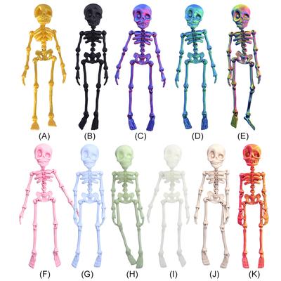 Full Body Skeleton Fridge Magnets with Movable Joints Mini Magnetic Skeleton Fridge Magnets 3D Printed Skeleton Fridge Magnets