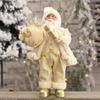 2025 Neue Weihnachtsmann-Puppe Weihnachtsdekoration für Zuhause 30cm Weihnachtsmann-Puppe Navidad Party-Deko Xmas-Schmuck Neujahrsgeschenk
