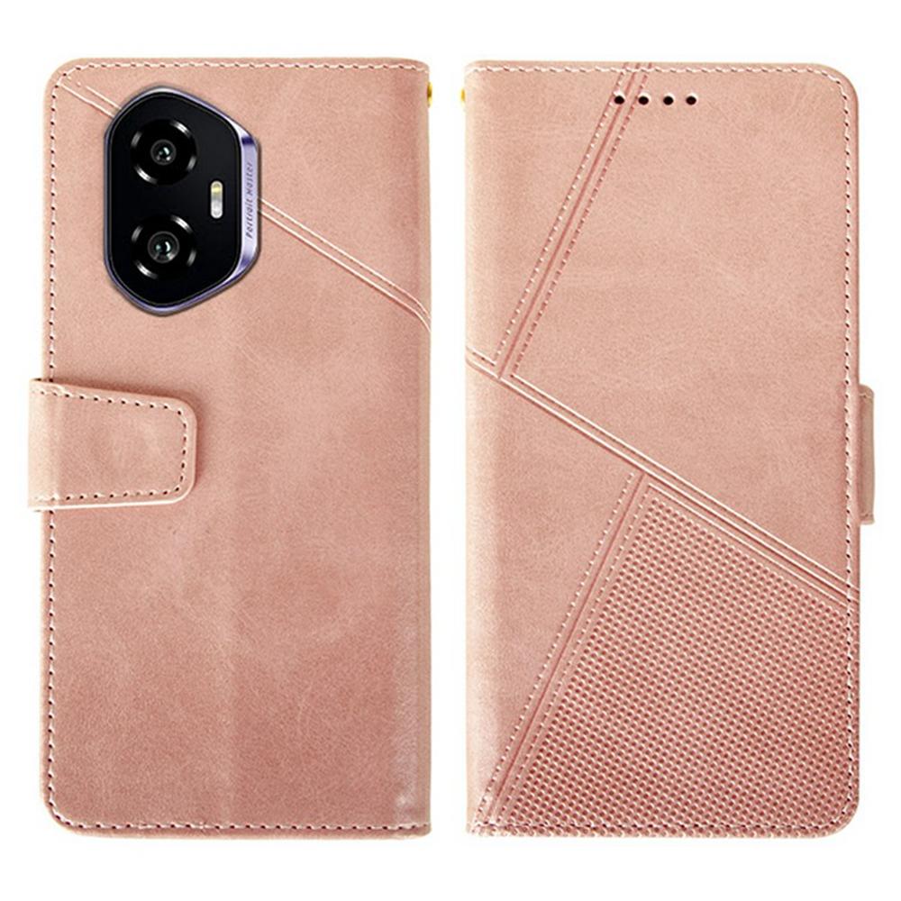 

IDEWEI For Honor 300 Case Leather Wallet Phone Cover Stand Calf Texture G