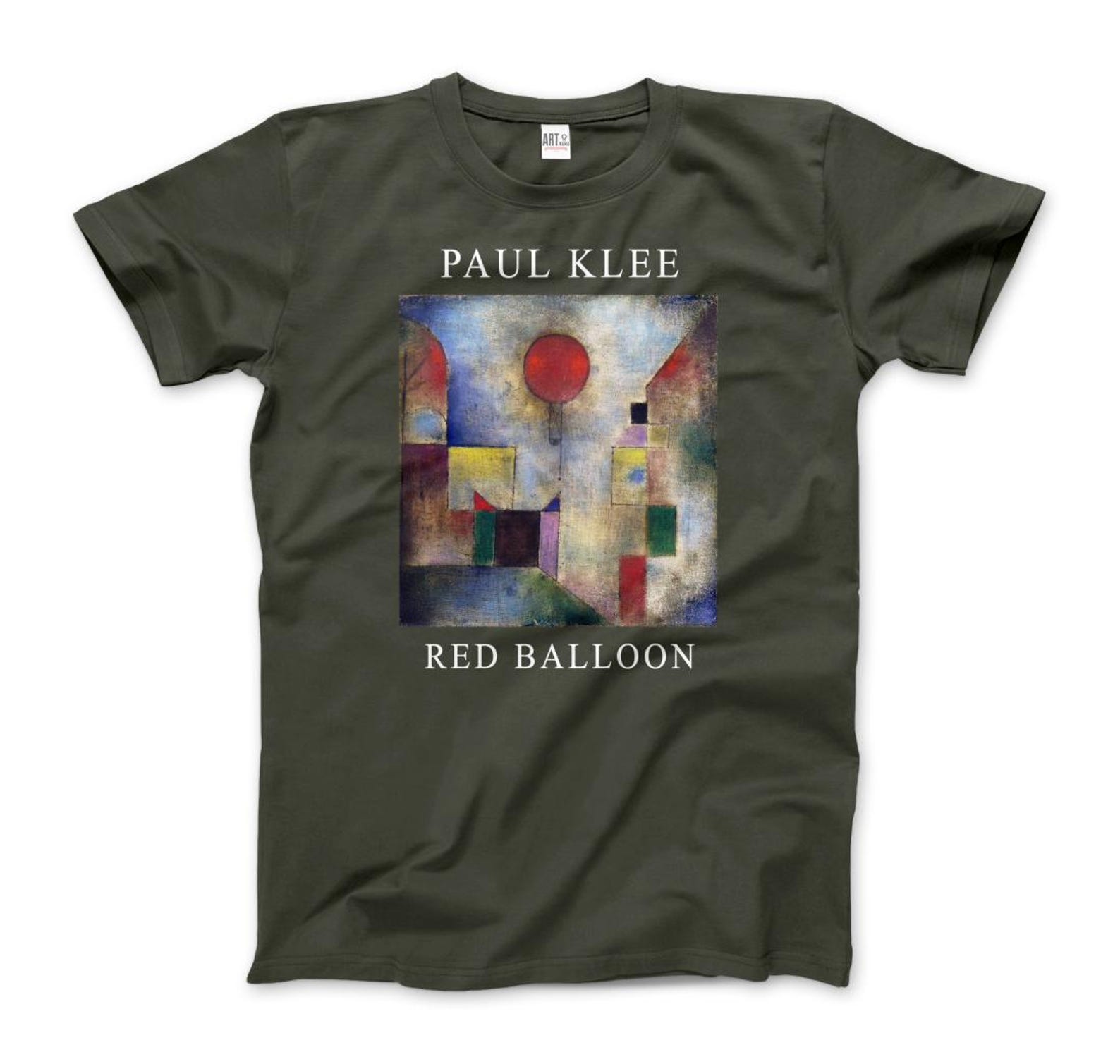 Paul Klee - Red Balloon, 1922 Artwork T-Shirt S