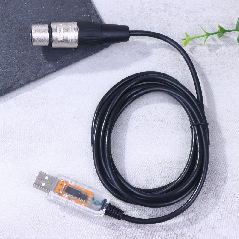 Usb To Dmx Interface Adapter Qlc Dmx512 Computer Pc Stage Lighting Controller Dimmer For Sgm Dmxking Dmxcontrol Freestyler Cable