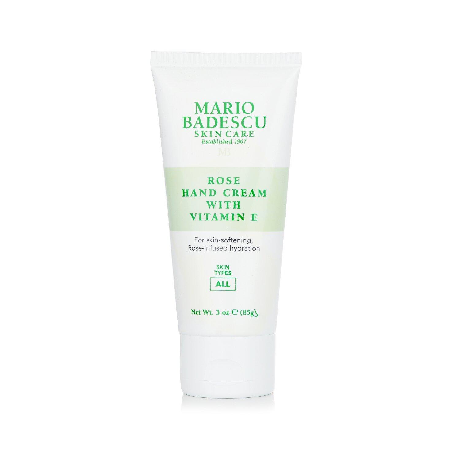 

Hand Cream with Vitamin E - Rose 85g/3oz