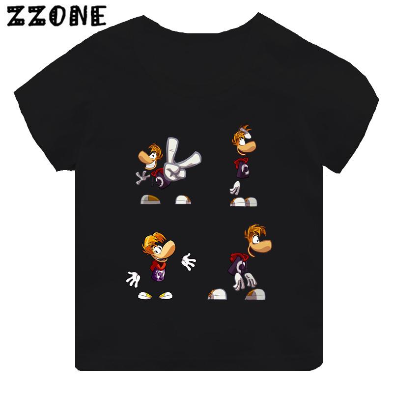 Rayman Legends Adventures Gioco Stampa Maglietta Bambini Divertente Vestiti Ragazze Neonati Maschi T-shirt Manica Corta Top BambiniTH5886