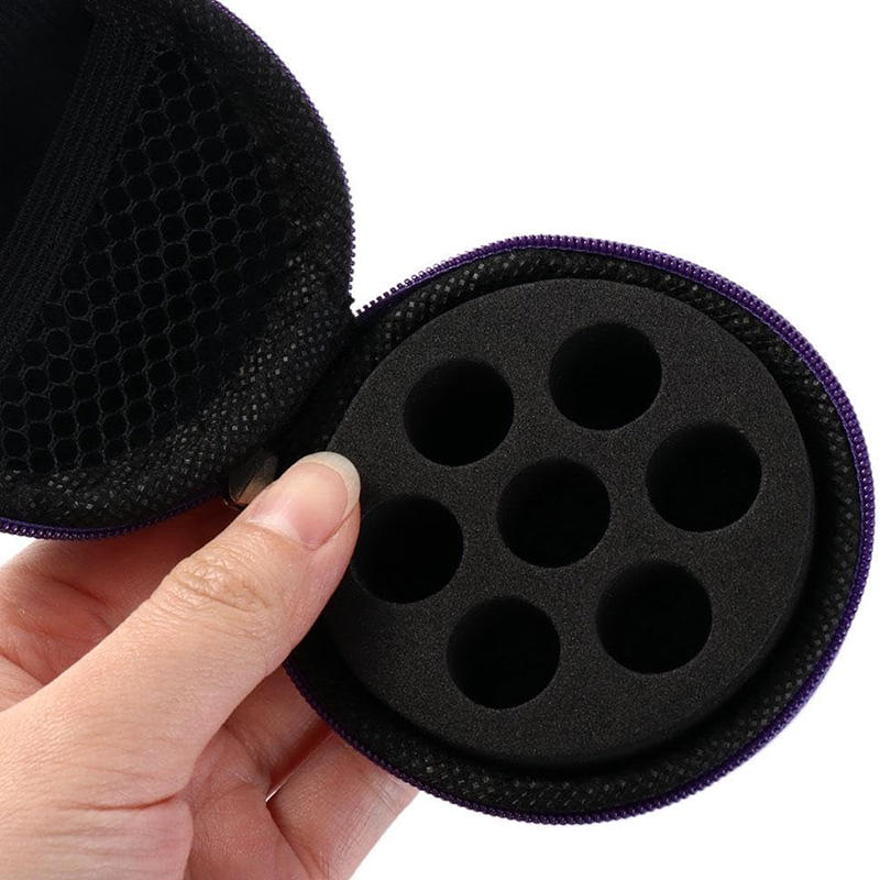 7Slot Essential Oil Roller Bottle Organizer Case For 1ML 2ML Bottle Travel Storage Holder Perfect For Aromatherapy Perfume And Carrier Oil Accessories