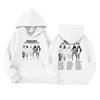 Girls' Long Sleeve Hoodie with Graphic Print and Pockets Casual Pullover Sweatshirt
