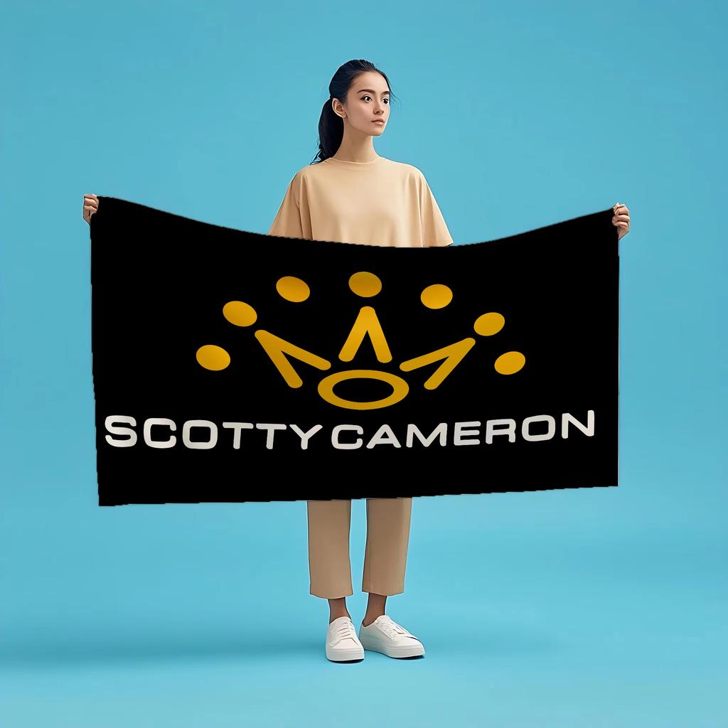 1Pcs S-Scotty C-Camerons Microfiber Beach TowelFlat Print Professional Sport Bath Towel Quick Dry Soft Yoga GymTowelforMenAdults