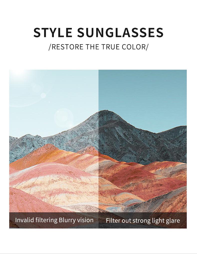 Xiaomi Women Square Gradient Sunglasses Luxury Style UV400 Anti-UV Outdoor Shades Female Eyewear