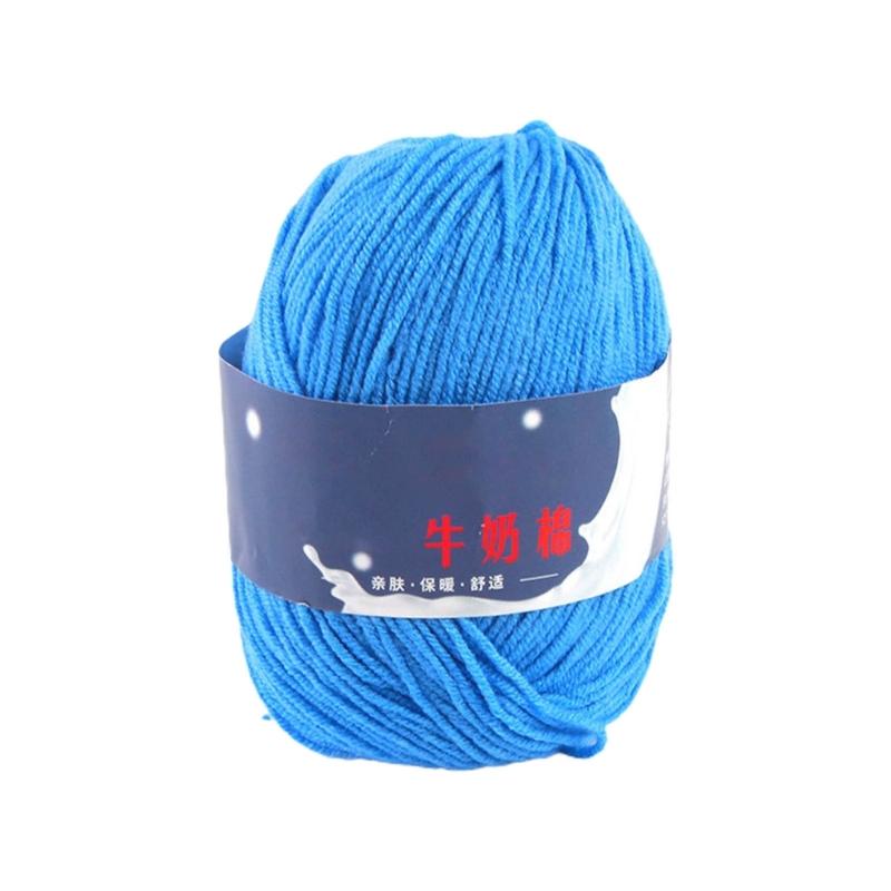 DIY Knitting Yarn Cotton Yarn Cream Hand Washable Knitted Yarn Easy To Store
