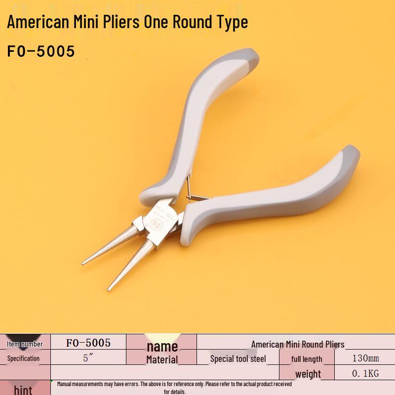 Fukuoka Tool 5  Mini Round Nose Needle Pliers for Jewelry Making