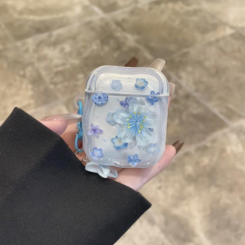 Spring Day 3D Flower Suitable Airpodspro3 Earphone Cover Apple Bluetooth Protective Case 4th Generation 2 Soft Silicone New