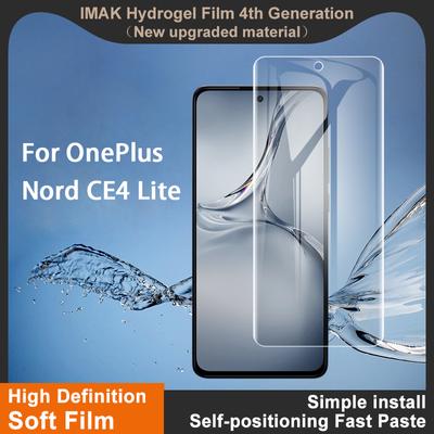 Für OnePlus Nord CE4 Lite 5G Glas IMAK Hydrogelfolie 4. Generation Vollständiger Displayschutz