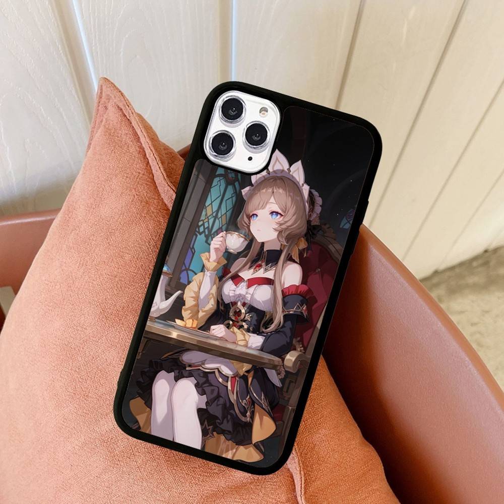 Game Genshin Impact Sandrone For Iphone 17 Air 16 15 14 13 12 11 Pro Max TPU+PC Plus Shockproof Back Phone Cover