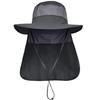 Men'S Sun Protection Hunting Hat Wide Brim Fishing Hiking Hat With Neck Guard Brim Suitable For Garden Work