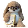 Großes wütendes Kaninchen-Plüschtier, süßes Tier, Plüschpuppe, Kawaii, gefüllte Stofftiere, Modell, Raumdekoration, Geburtstagsgeschenke