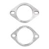 2 Bolts 3in Exhaust Flange Connection Kit Metal Alloy Universal for Exhaust Downpipe Catback Headers