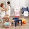 Large Kids Hair Washing Chair Baby Bath Chair Foldable Toddler Seat