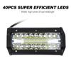 500W 4x4 SUV ATV 12V 24V DC 9~32V 7 Inches Combo Led Light Bars Spot Flood Beam Waterproof Work Driving Offroad Car Tractor Truck